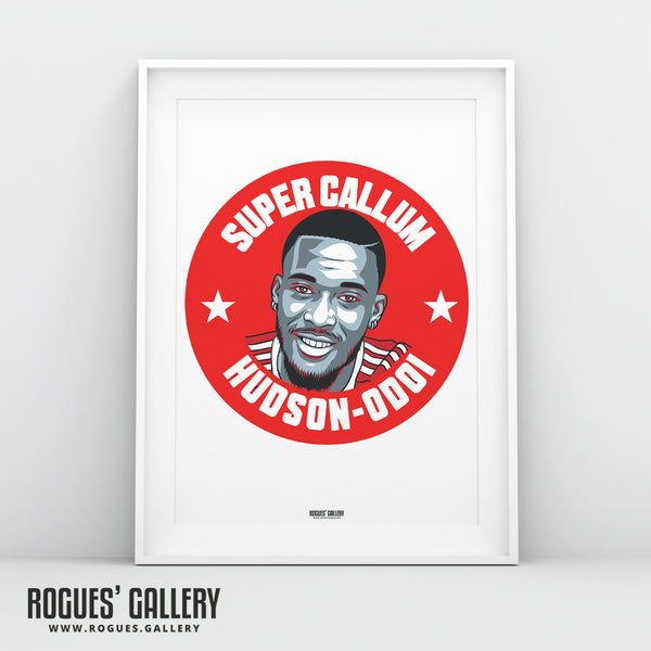 Callum Hudson-Odoi - Nottingham Forest - Signed A3 #GetBehindTheLads Prints