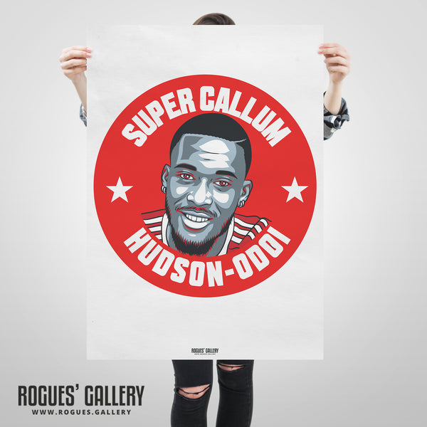 Callum Hudson-Odoi - Nottingham Forest - Signed A3 #GetBehindTheLads Prints