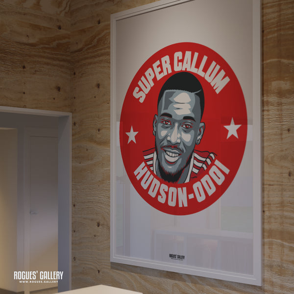 Callum Hudson-Odoi - Nottingham Forest - Signed A3 #GetBehindTheLads Prints