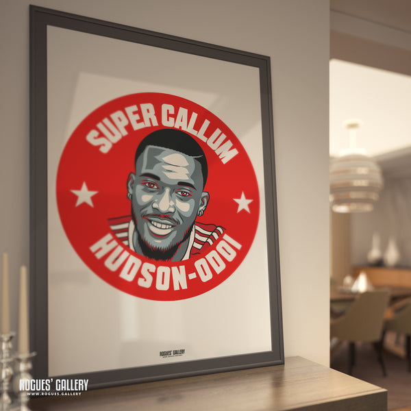 Callum Hudson-Odoi - Nottingham Forest - Signed A3 #GetBehindTheLads Prints