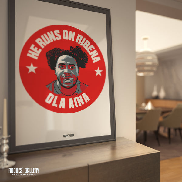 Ola Aina - Nottingham Forest - Signed A3 #GetBehindTheLads Prints