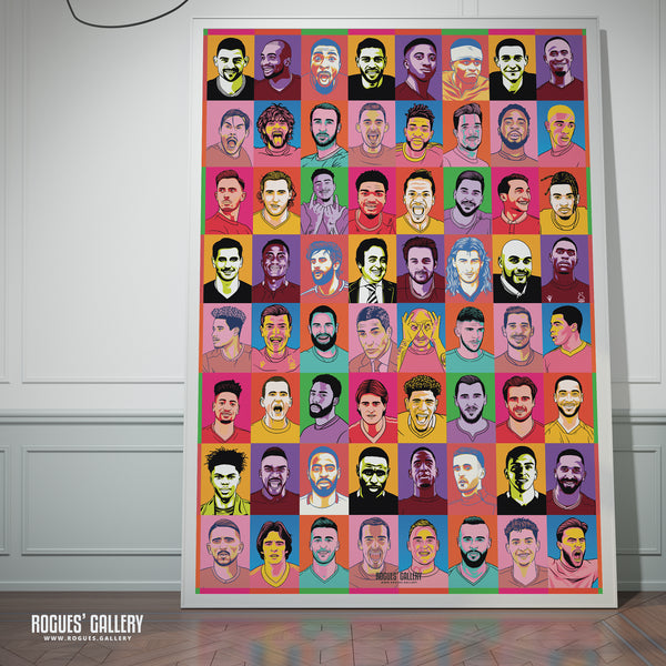 Ultra Forest - Forget-Me-Nots Edition - Nottingham Forest - A0, A1, A2 or A3 Pop Art Prints