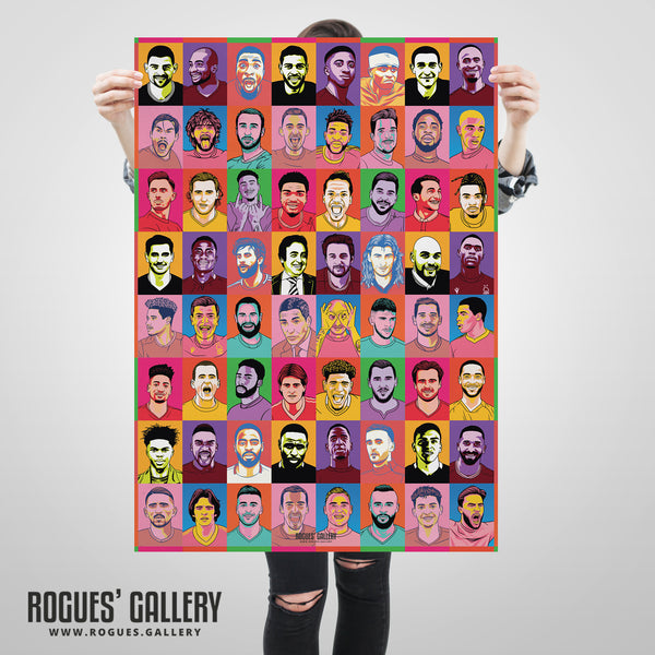 Ultra Forest - Forget-Me-Nots Edition - Nottingham Forest - A0, A1, A2 or A3 Pop Art Prints