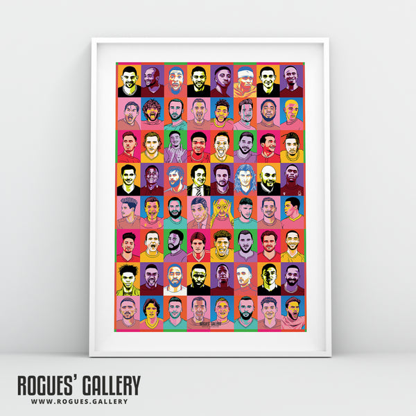 Ultra Forest - Forget-Me-Nots Edition - Nottingham Forest - A0, A1, A2 or A3 Pop Art Prints