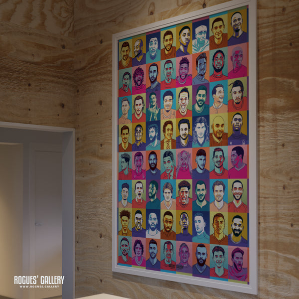 Ultra Forest - Forget-Me-Nots Edition - Nottingham Forest - A0, A1, A2 or A3 Pop Art Prints