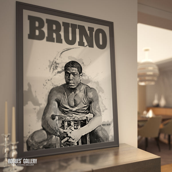 Frank Bruno - Name Portrait - A3, A2, A1 & A0 Art Print