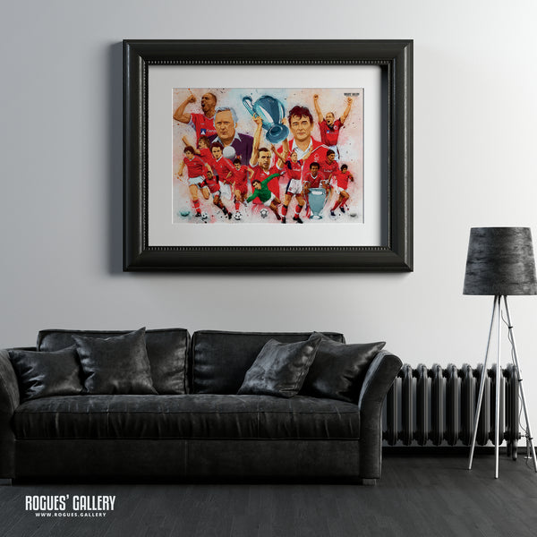 The Greatest - Nottingham Forest Montage - A3, A2, A1 or A0 Print