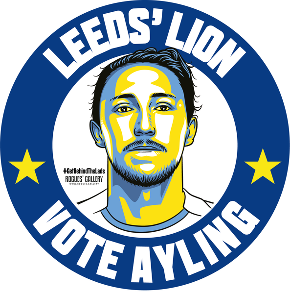 Leeds United #GetBehindTheLads Football Campaign Stickers
