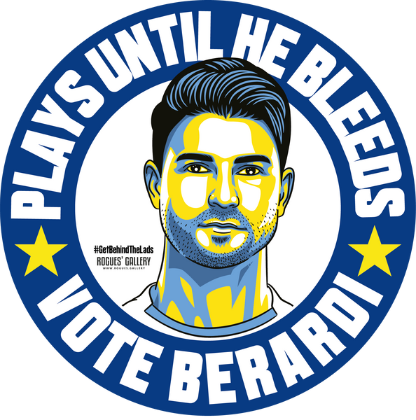 Leeds United #GetBehindTheLads Football Campaign Stickers