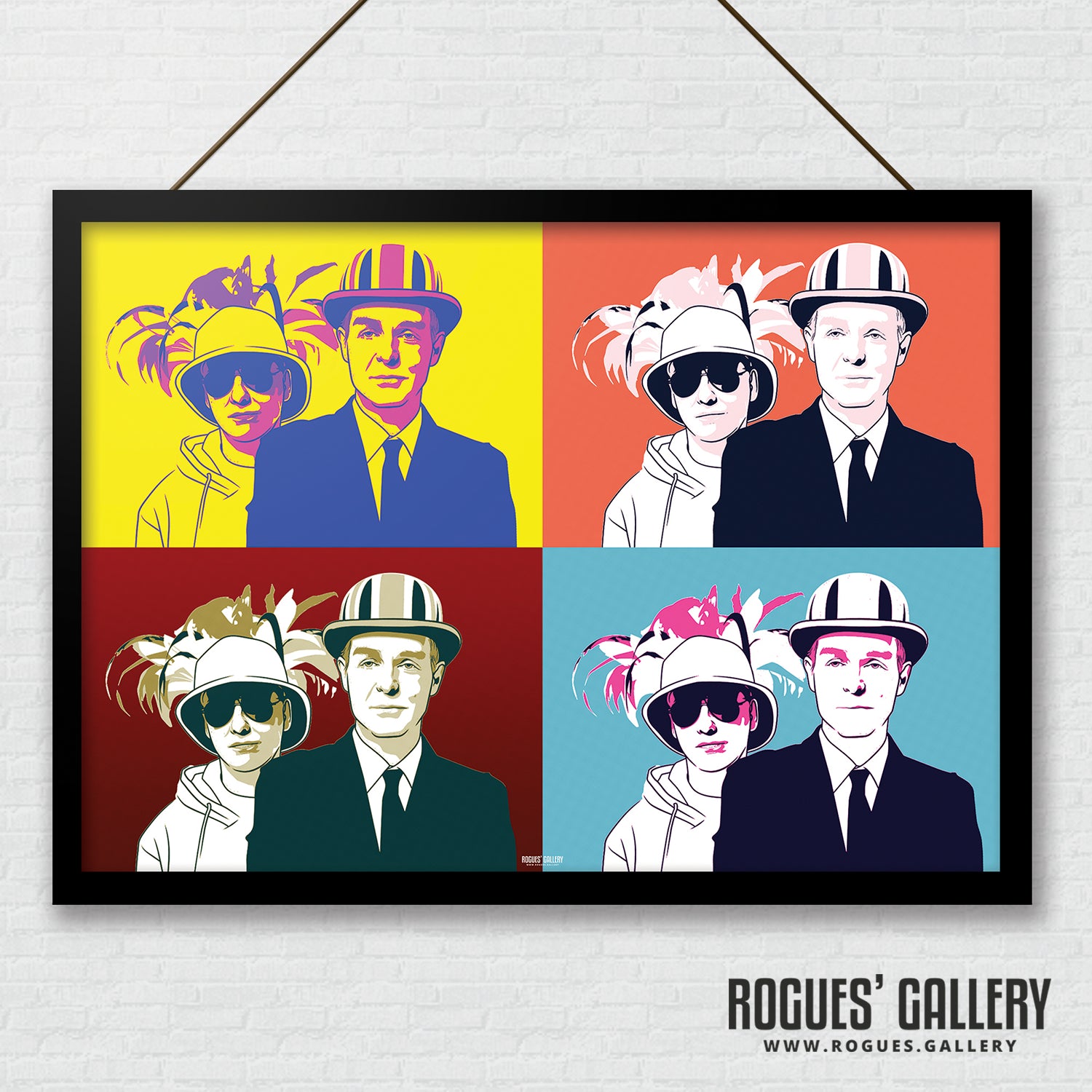 Pop Art 1 - Neil & Chris - A3 Print