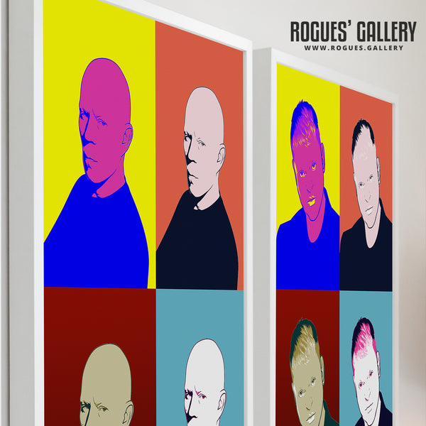 Pop Art 2 - Vince & Andy - Set of A3 Prints