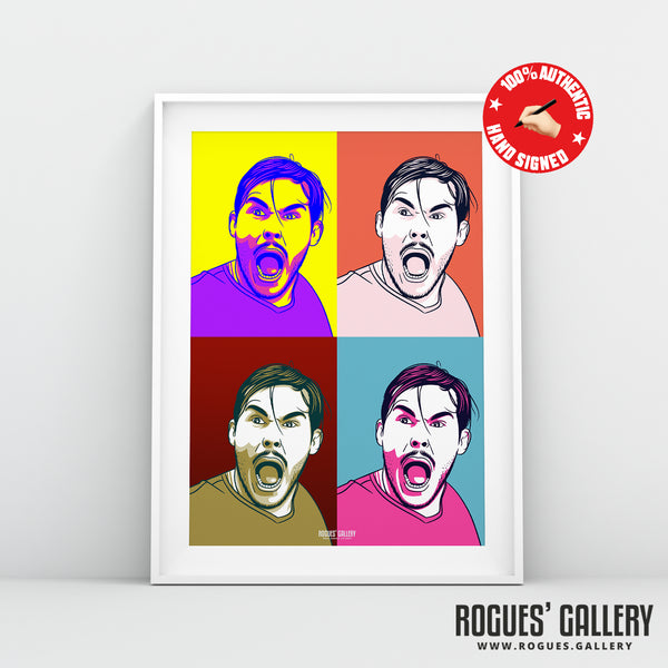 Yuri Ribeiro (Signed) - Pop Art - A3 Print