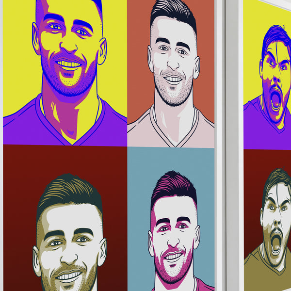 Tiago Silva (Signed) - Pop Art - A3 Print