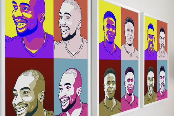 Brice Samba (Signed) - Pop Art - A3 Print