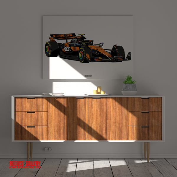 Lando Norris F1 World Champion A2 print modern