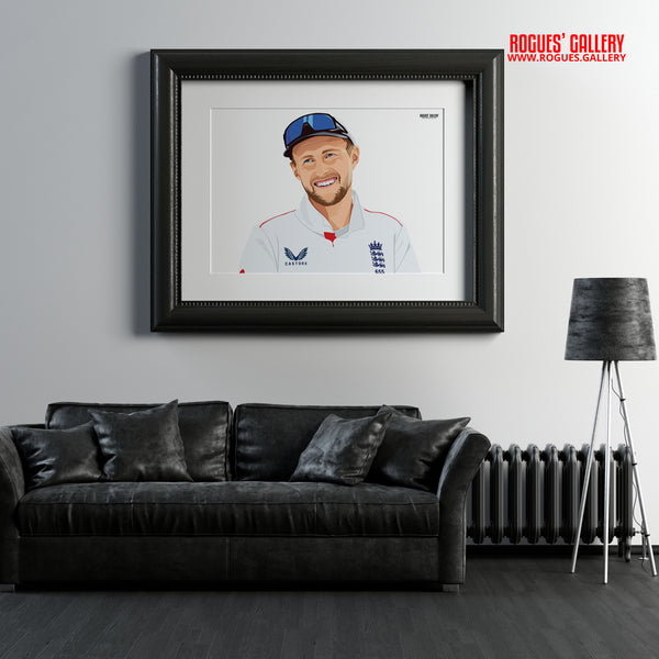 Smiling Through - Joe Root - England Cricket Captain & Legend - A0, A1, A2 or A3 Ashes Tour Prints