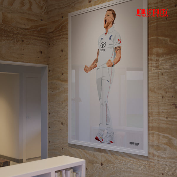 Ben Stokes - England Cricket Captain & Legend - A0, A1, A2 or A3 Ashes Tour Prints