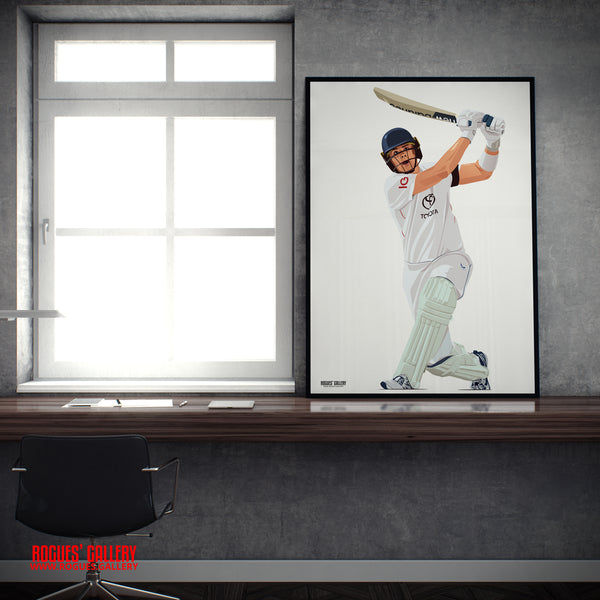 Jamie Smith England cricket Ashes batter wicketkeeper A2 print