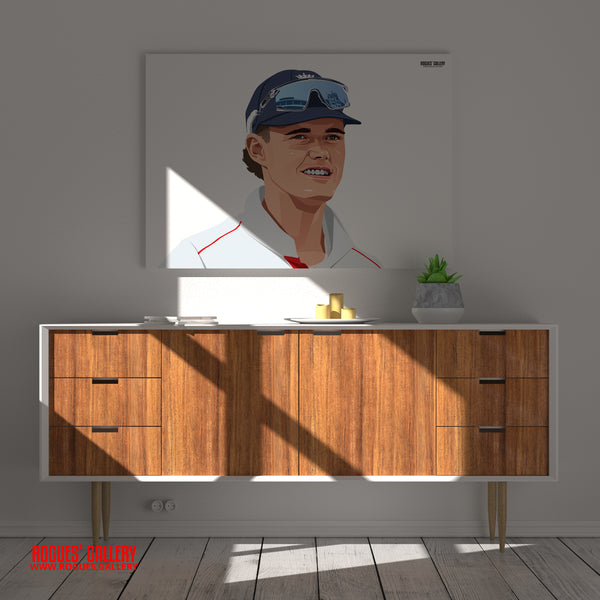 Jacob Bethell England cricket batsman Ashes A1 print