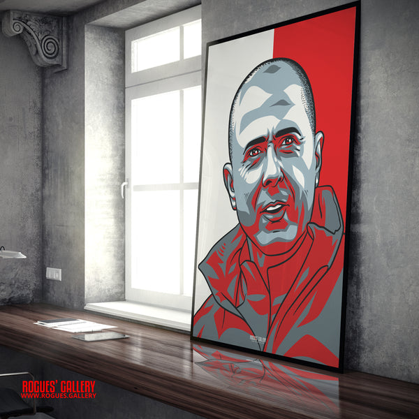 Ian Woan Nottingham Forest coach winger A1 print portrait