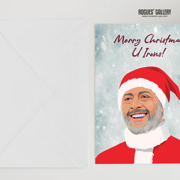 Nuno Espírito Santo Christmas Card  - West Ham Version