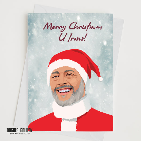 Nuno Espírito Santo Christmas Card  - West Ham Version