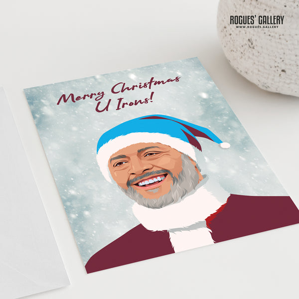 Nuno Espírito Santo Christmas Card  - West Ham Version