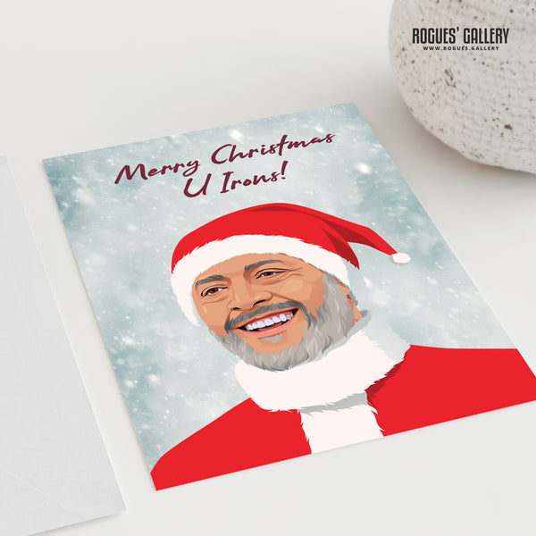 Nuno Espírito Santo Christmas Card  - West Ham Version