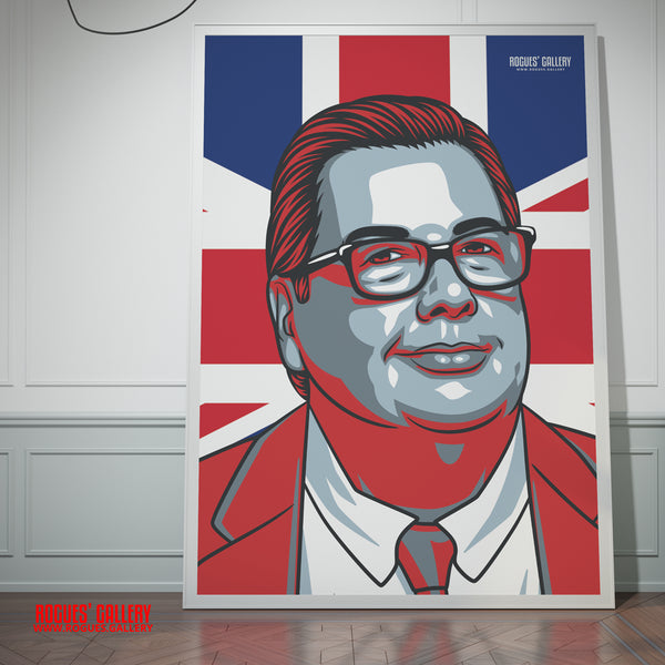 Mike Graham - YouTube Broadcaster, Journalist & Political Commentator - A3, A2, A1 & A0 Union Jack Icon Prints