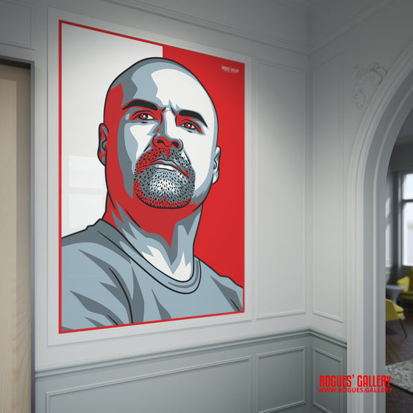 Sean Dyche - Nottingham Forest - A0, A1, A2 or A3 #GetBehindTheLads Icon Prints