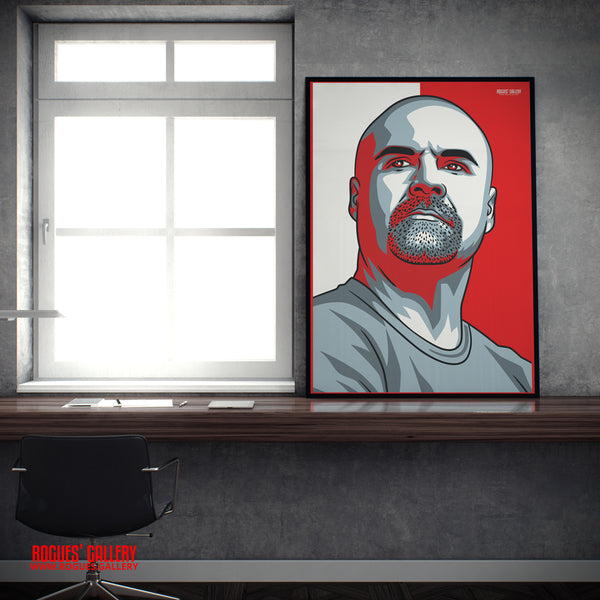 Sean Dyche - Nottingham Forest - A0, A1, A2 or A3 #GetBehindTheLads Icon Prints