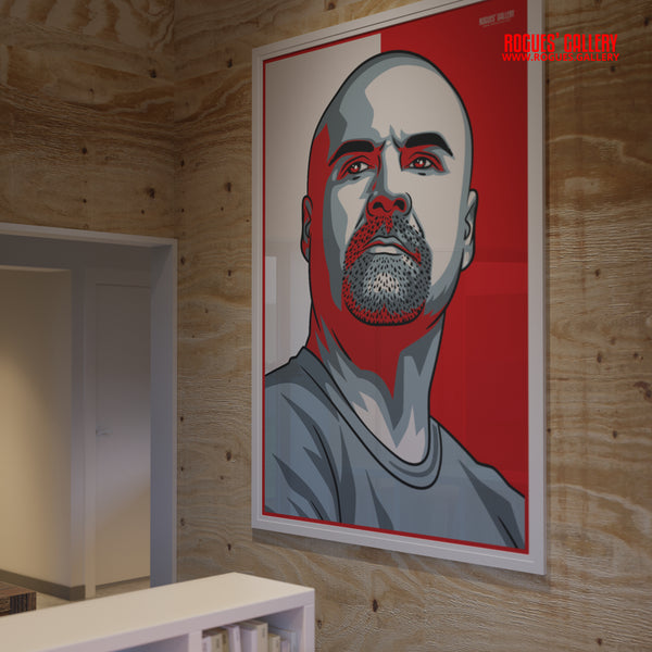 Sean Dyche - Nottingham Forest - A0, A1, A2 or A3 #GetBehindTheLads Icon Prints