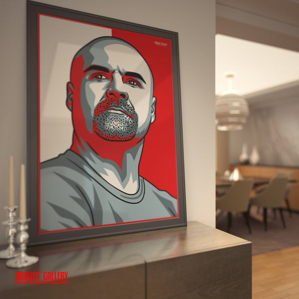 Sean Dyche - Nottingham Forest - A0, A1, A2 or A3 #GetBehindTheLads Icon Prints