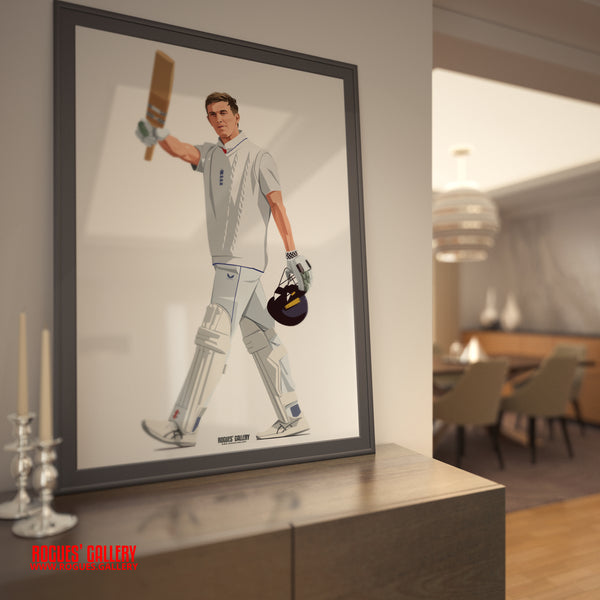 Zak Crawley - England Cricket Star - A0, A1, A2 or A3 Ashes Tour Prints