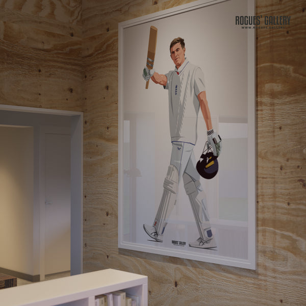 Zak Crawley - England Cricket Star - A0, A1, A2 or A3 Ashes Tour Prints