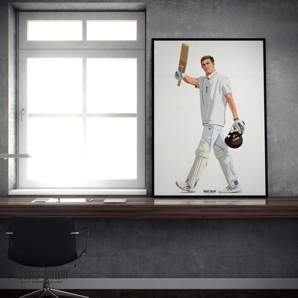 Zak Crawley - England Cricket Star - A0, A1, A2 or A3 Ashes Tour Prints
