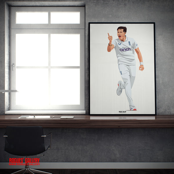 Matthew Potts England Seam bowler Ashes 2025/26 A2 Print