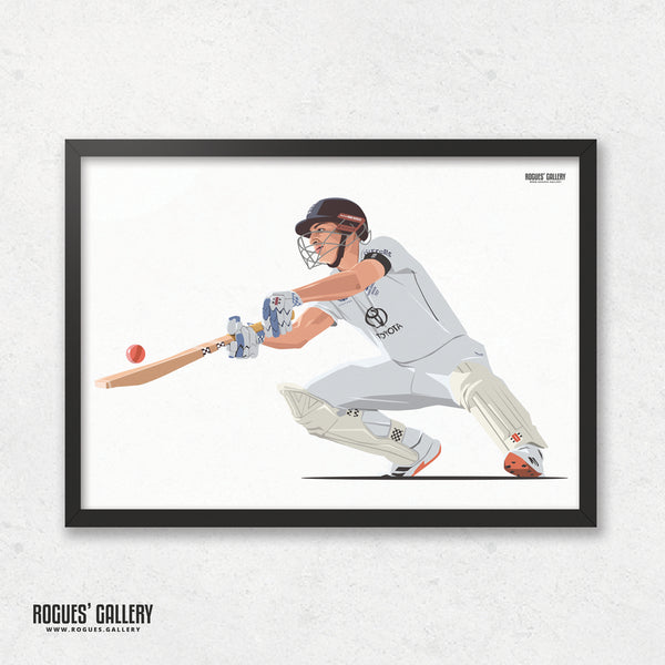 Harry Brook England batsman Yorkshire IPL A3 print