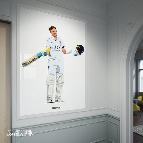 Joe Root England cricket batsman record Average A1 Print 