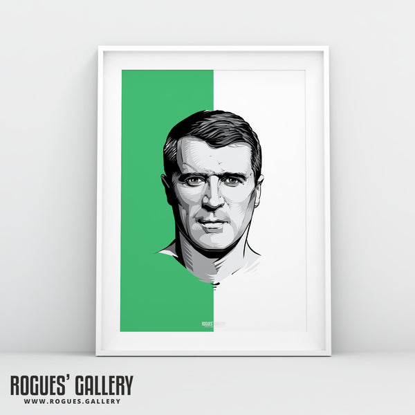 Roy Keane: A Man For All Seasons - Republic of Ireland Version - Portrait Series 5 A3 Print