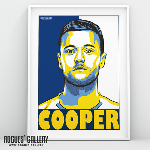Cooper - Leeds Utd - A3 Print