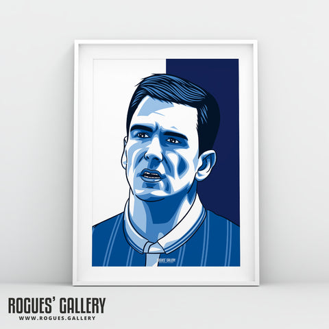 Jed Wallace Icon - Millwall FC - A3 Print