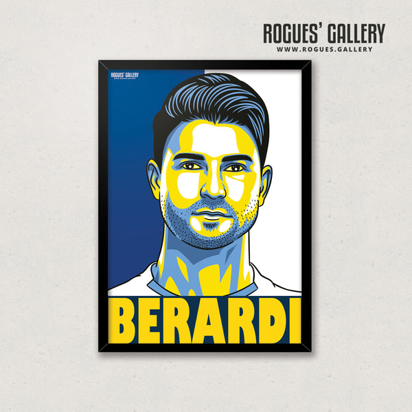 Berardi - Leeds Utd - A3 Print