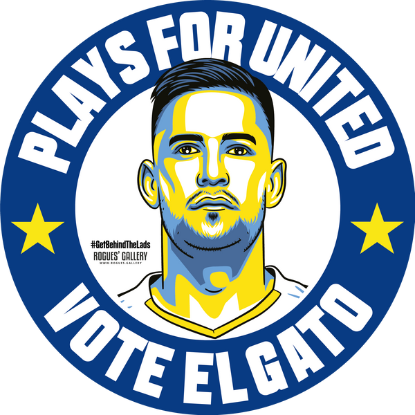 Leeds United #GetBehindTheLads Football Campaign Stickers