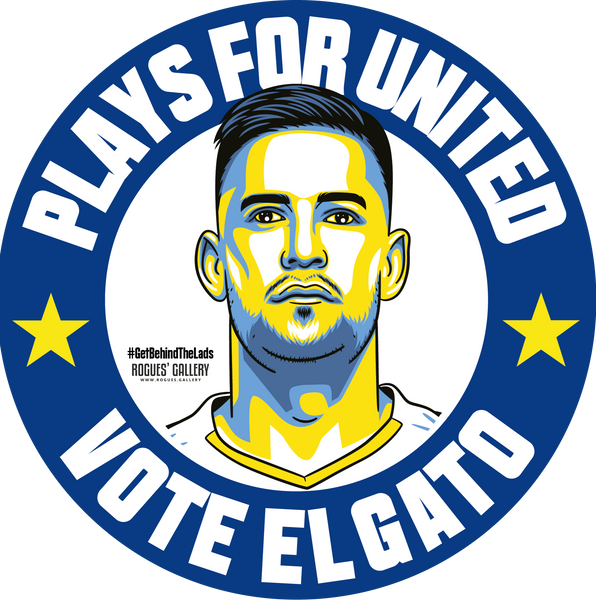 Leeds United #GetBehindTheLads Football Beer Mats