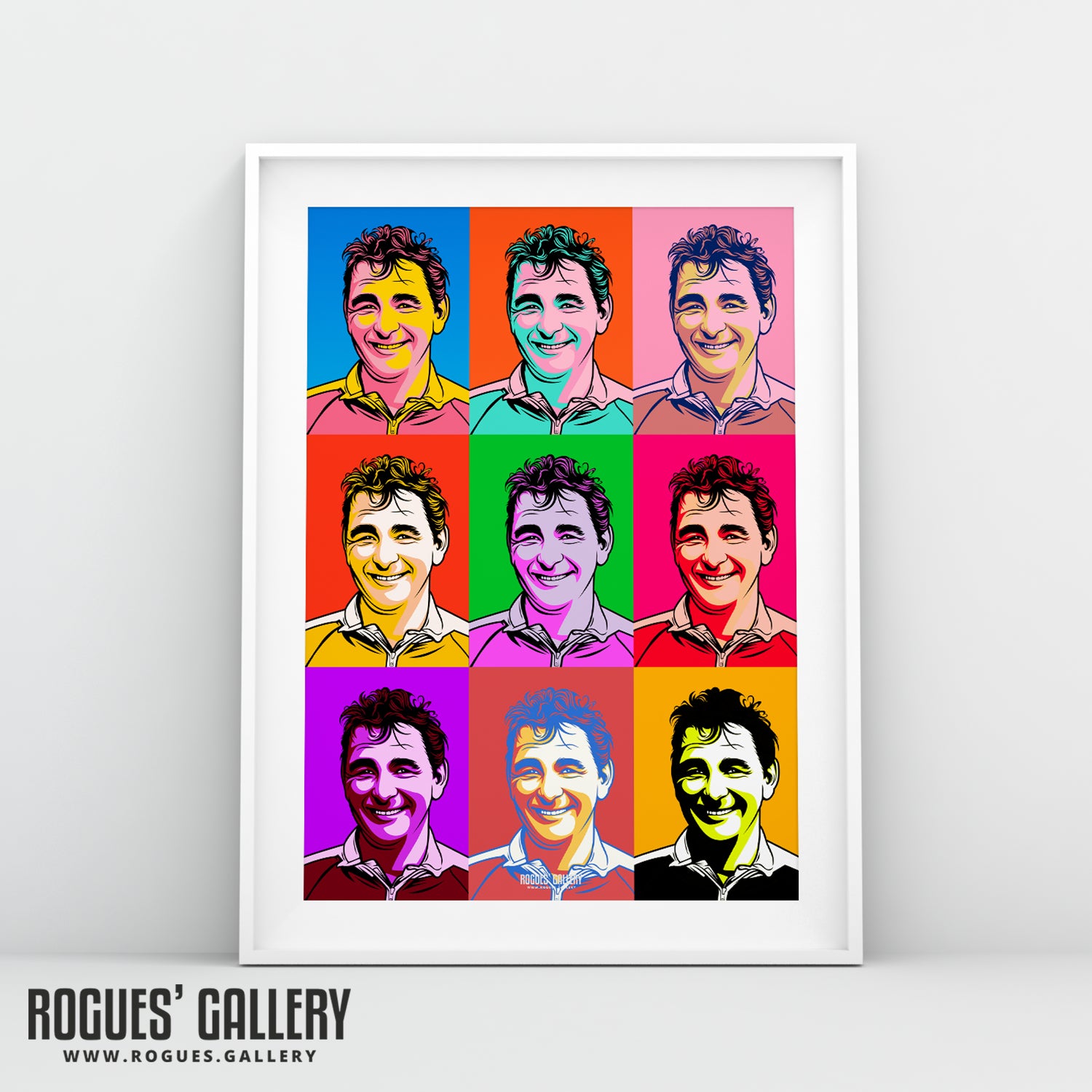 Classic Clough: Pop Art A - A3 Print