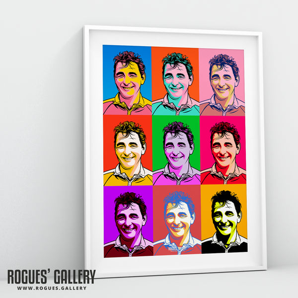 Classic Clough: Pop Art A - A3 Print