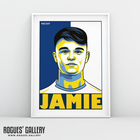 Shackleton - Leeds Utd - A3 Print