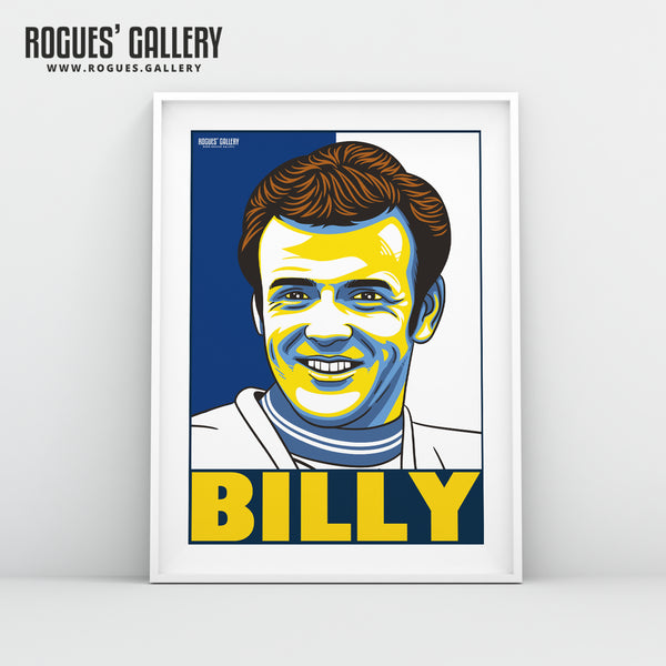 King Billy - Leeds Utd - A3 Print