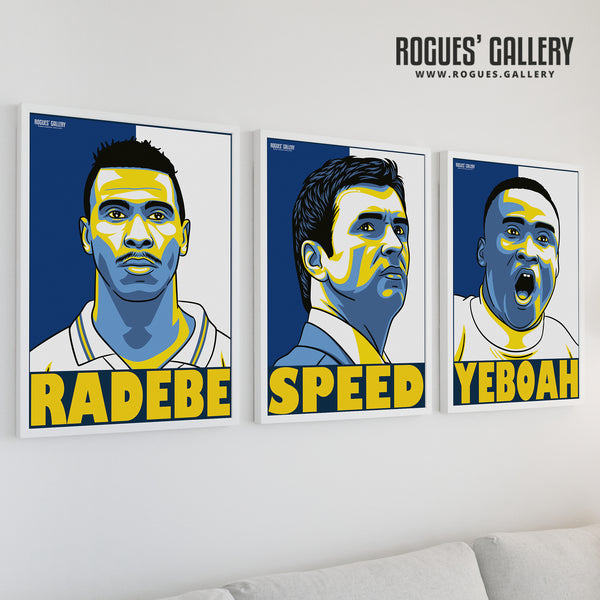 Tony Yeboah - Leeds Utd - A3 Print